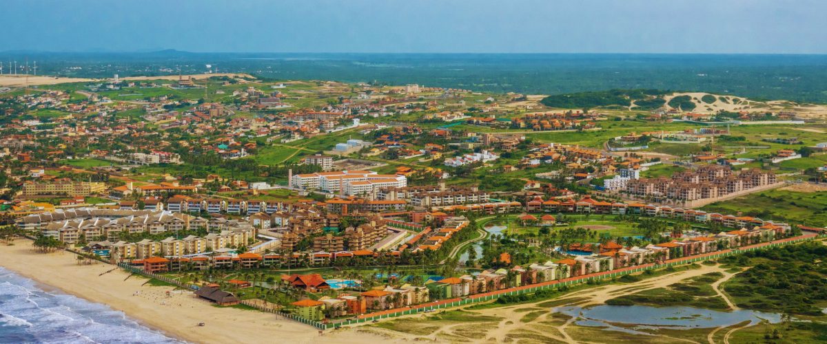 Aerial view of Fortaleza
